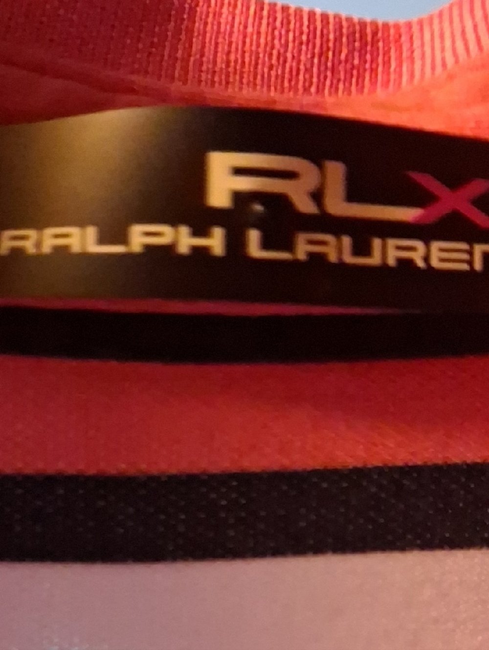 Ralph Lauren RLX Coral Pink Performance Top